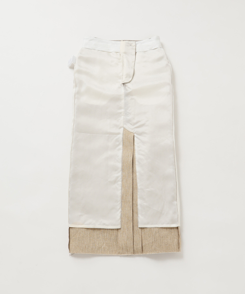 plage（プラージュ）の「R’IAM BALI 麻混ツイード スカート（スカート・レディース・ベージュ・38/36/34）」の18枚目の写真