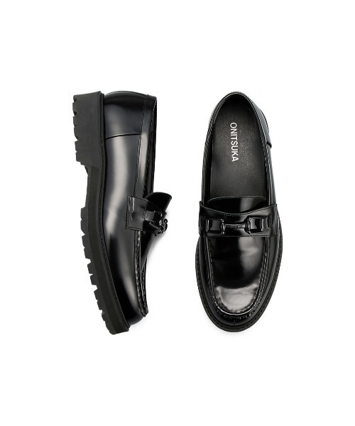 Onitsuka ブラック ローファー バックル付き THE ONITSUKA】BIT LOAFER / ビット ローファー（ローファー）｜THE
