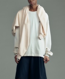 ADAM PATEK（アダムパテック）の「【ADAMPATEK/アダムパテック】washed cotton pile raw-edge cardigan/パイルカーディガン（カーディガン/ボレロ）」