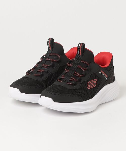 SKECHERS(スケッチャーズ)の「スケッチャーズ SKECHERS スリップインズ バウンダー プロ BOUNDER PRO 404208L(スニーカー・キッズ・ブラック・22.0cm/21.0cm/20.0cm/19.0cm/18.0cm/17.0cm)」の1枚目の写真