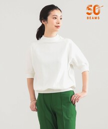 【8/6値下げ】AK+1 / モックネック ハーフスリーブ スウェット