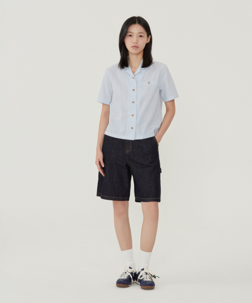 COVERNAT（カバーナット）の「ウィメンズ バミューダデニムショーツ インディゴ（その他パンツ・レディース・その他・LARGE/WS/WM）」の9枚目の写真