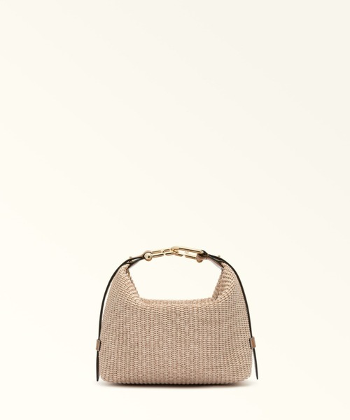 FURLA（フルラ）の「フルラ トニー (Furla Tonie) ミニホーボーバッグ（ショルダーバッグ・レディース・ライトイエロー/ライトブルー/ナチュラル/オリーブ/セージグリーン・ONE SIZE）」の2枚目の写真