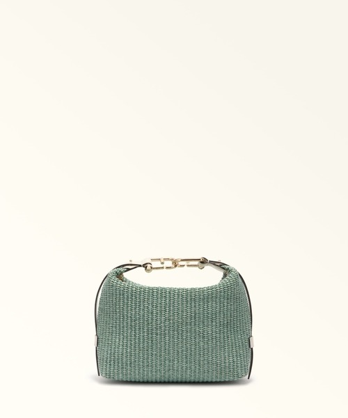 FURLA（フルラ）の「フルラ トニー (Furla Tonie) ミニホーボーバッグ（ショルダーバッグ・レディース・ライトイエロー/ライトブルー/ナチュラル/オリーブ/セージグリーン・ONE SIZE）」の4枚目の写真