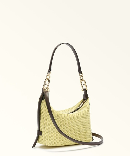 FURLA（フルラ）の「フルラ トニー (Furla Tonie) ミニホーボーバッグ（ショルダーバッグ・レディース・ライトイエロー/ライトブルー/ナチュラル/オリーブ/セージグリーン・ONE SIZE）」の7枚目の写真