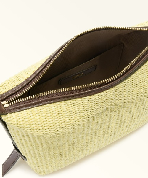 FURLA（フルラ）の「フルラ トニー (Furla Tonie) ミニホーボーバッグ（ショルダーバッグ・レディース・ライトイエロー/ライトブルー/ナチュラル/オリーブ/セージグリーン・ONE SIZE）」の9枚目の写真
