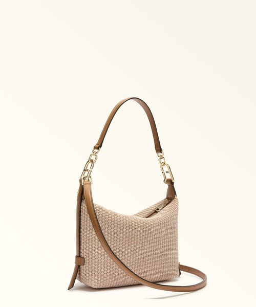 FURLA（フルラ）の「フルラ トニー (Furla Tonie) ミニホーボーバッグ（ショルダーバッグ・レディース・ライトイエロー/ライトブルー/ナチュラル/オリーブ/セージグリーン・ONE SIZE）」の11枚目の写真