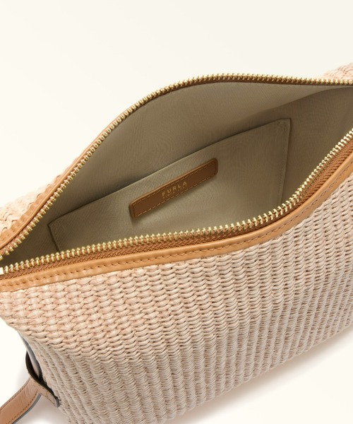 FURLA（フルラ）の「フルラ トニー (Furla Tonie) ミニホーボーバッグ（ショルダーバッグ・レディース・ライトイエロー/ライトブルー/ナチュラル/オリーブ/セージグリーン・ONE SIZE）」の13枚目の写真