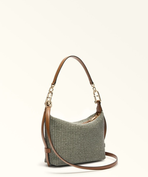 FURLA（フルラ）の「フルラ トニー (Furla Tonie) ミニホーボーバッグ（ショルダーバッグ・レディース・ライトイエロー/ライトブルー/ナチュラル/オリーブ/セージグリーン・ONE SIZE）」の19枚目の写真