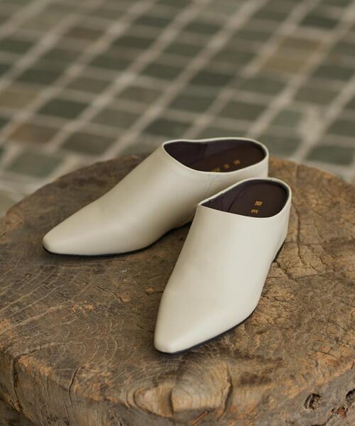 GALLEST（ギャレスト）の「【REMME】シープレザーミュール（サンダル・レディース・オフホワイト・40/35）」の2枚目の写真