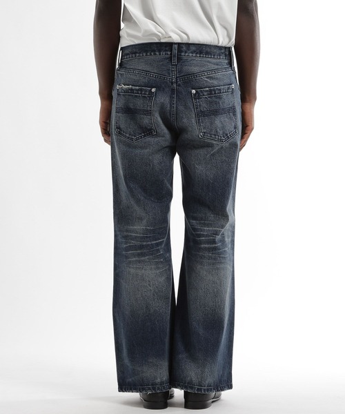 HARE（ハレ）の「クラッシュフェードデニムパンツ(HARE)（デニムパンツ・メンズ・ブルー/ブラック・SMALL/MEDIUM）」の15枚目の写真