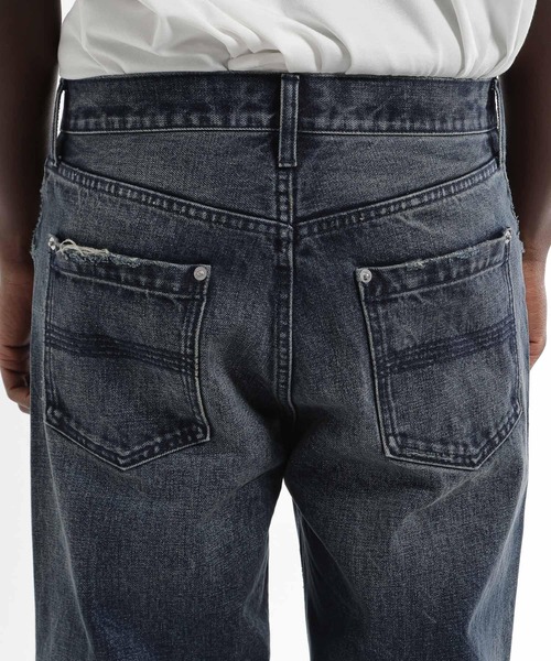 HARE（ハレ）の「クラッシュフェードデニムパンツ(HARE)（デニムパンツ・メンズ・ブルー/ブラック・SMALL/MEDIUM）」の19枚目の写真