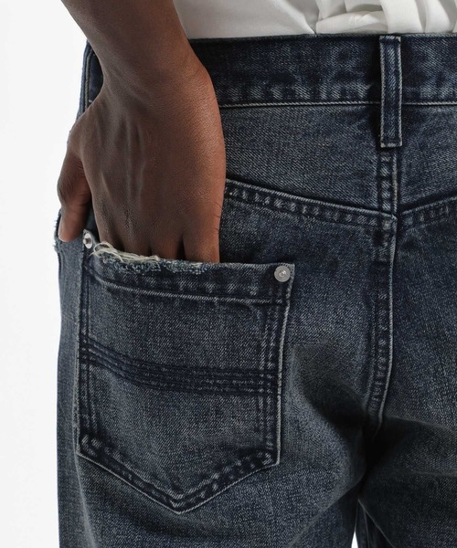 HARE（ハレ）の「クラッシュフェードデニムパンツ(HARE)（デニムパンツ・メンズ・ブルー/ブラック・SMALL/MEDIUM）」の20枚目の写真