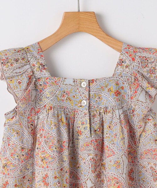 SHIPS（シップス）の「SHIPS KIDS:140cm / リバティ ノースリーブ ワンピース（ワンピース・キッズ・レッド/ラベンダー・140）」の11枚目の写真