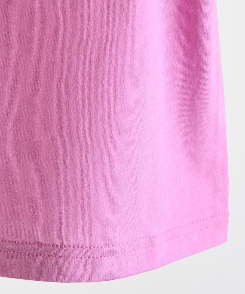 moimoln(モイモルン)の「【SOFT&】シンプルステッチ半袖Tシャツ(Tシャツ/カットソー・キッズ・イエロー/グリーン/ピンク・90cm/100cm/120cm/130cm/110cm)」の19枚目の写真