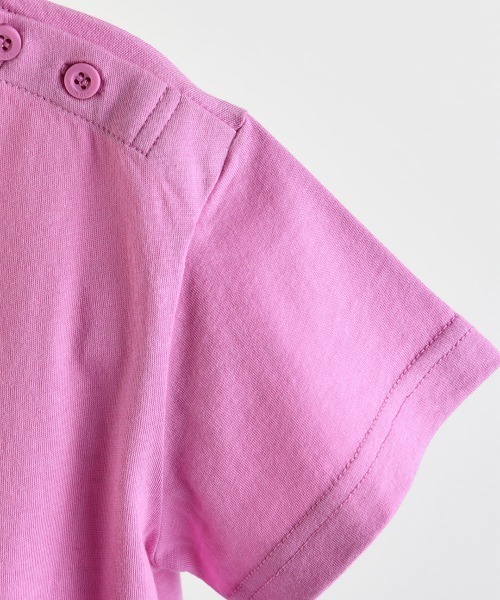 moimoln(モイモルン)の「【SOFT&】シンプルステッチ半袖Tシャツ(Tシャツ/カットソー・キッズ・イエロー/グリーン/ピンク・90cm/100cm/120cm/130cm/110cm)」の18枚目の写真
