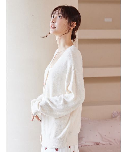 alexiastam  カーディガン  ルームウェア ALEXIA STAM（アリシアスタン） ニット セーター Zip Up Knit Cardigan