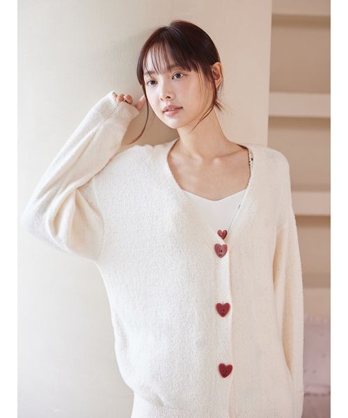 【新品】gelato pique アイスクリームモチーフ カーディガン スムーズィーネップカーディガン（ルームウェア/パジャマ）｜gelato