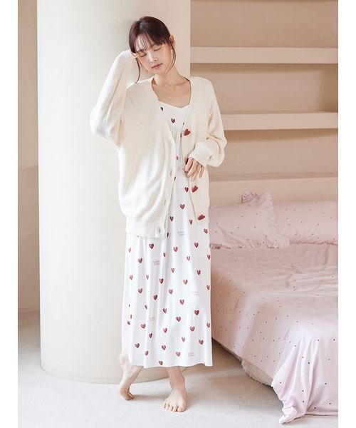 新品⭐スムーズィーカーディガン/ルームウエア gelato pique gelato pique（ジェラートピケ）の「スムーズィーカーディガン（ルーム