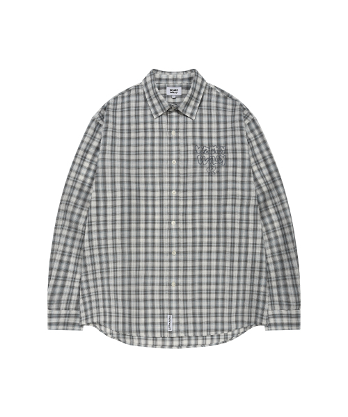Basic Check — длиннорукaвная футболка‑минималист