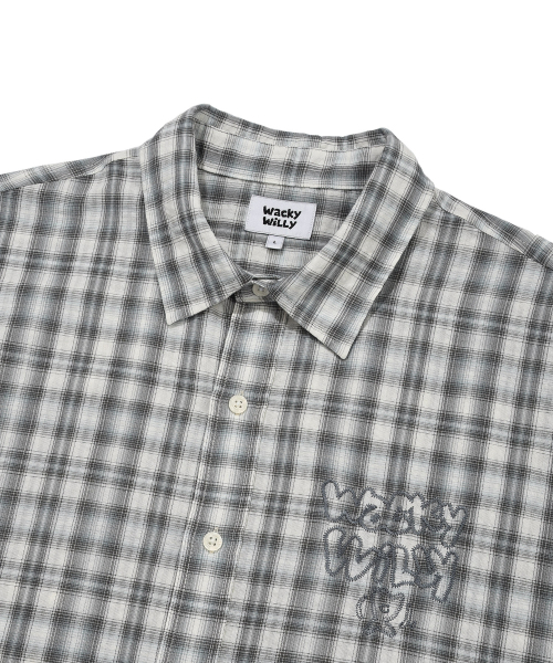Wacky WiLLy（ワッキーウィリー）の「ベーシックチェック長袖シャツミント（シャツ/ブラウス・レディース・その他・MEDIUM/LARGE/X-LARGE/SMALL）」の8枚目の写真