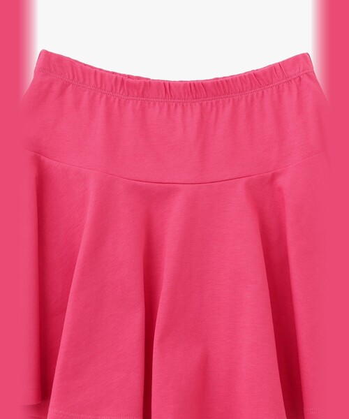 agnes b.（アニエスベー）の「キッズ オーガニックコットン フレアスカート "Ping Pong"（スカート・キッズ・ピンク・100/110/120/130/140）」の3枚目の写真