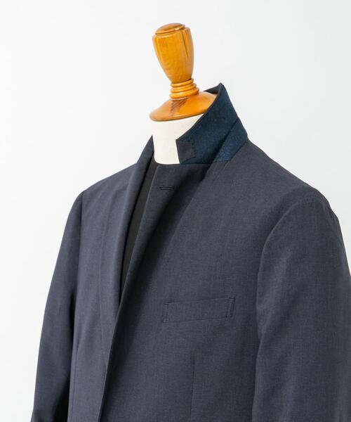 URBAN RESEARCH DOORS(アーバンリサーチドアーズ)の「LIFE STYLE TAILOR リネンライクコンフォータブルジャケット(その他アウター・メンズ・ブラウン系その他/グレー/ブルー系その他・MEDIUM/LARGE/SMALL/X-LARGE)」の9枚目の写真