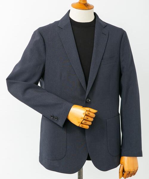 URBAN RESEARCH DOORS(アーバンリサーチドアーズ)の「LIFE STYLE TAILOR リネンライクコンフォータブルジャケット(その他アウター・メンズ・ブラウン系その他/グレー/ブルー系その他・MEDIUM/LARGE/SMALL/X-LARGE)」の10枚目の写真
