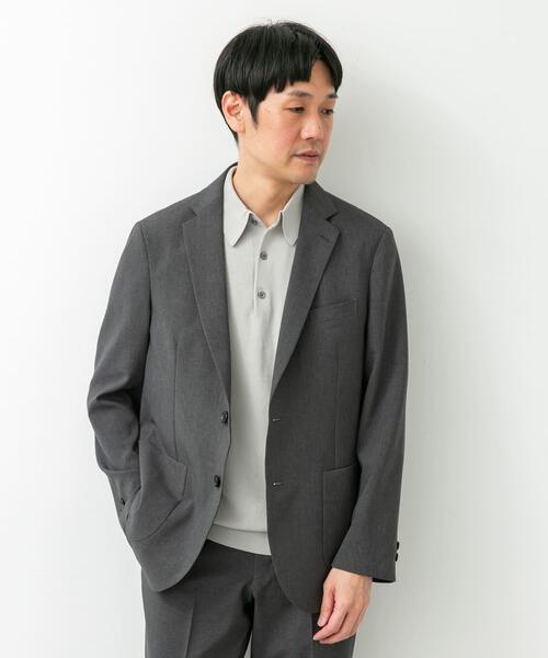 URBAN RESEARCH DOORS（アーバンリサーチドアーズ）の「LIFE STYLE TAILOR　リネンライクコンフォータブルジャケット（その他アウター・メンズ・ブラウン系その他/グレー/ブルー系その他・MEDIUM/LARGE/SMALL/X-LARGE）」の13枚目の写真