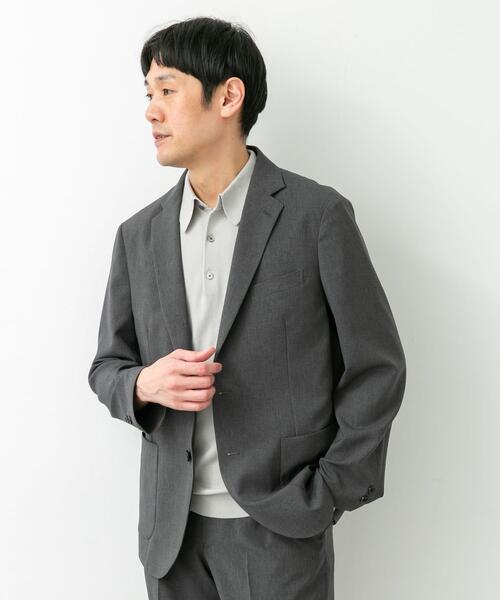 URBAN RESEARCH DOORS（アーバンリサーチドアーズ）の「LIFE STYLE TAILOR　リネンライクコンフォータブルジャケット（その他アウター・メンズ・ブラウン系その他/グレー/ブルー系その他・MEDIUM/LARGE/SMALL/X-LARGE）」の14枚目の写真