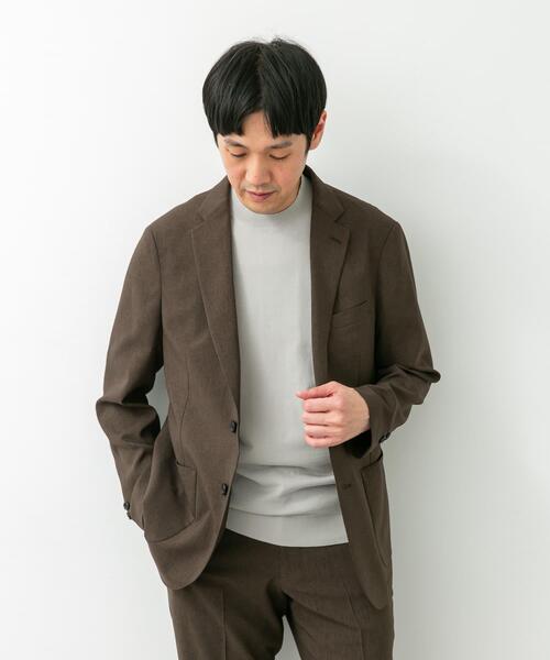 URBAN RESEARCH DOORS(アーバンリサーチドアーズ)の「LIFE STYLE TAILOR リネンライクコンフォータブルジャケット(その他アウター・メンズ・ブラウン系その他/グレー/ブルー系その他・MEDIUM/LARGE/SMALL/X-LARGE)」の5枚目の写真