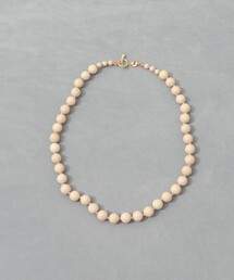 【grace grace/グラスグラス】カラーヤーンノット天然石ネックレス