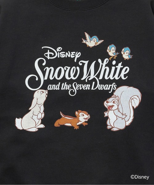 NON TOKYO(ノントーキョー)の「Disney 『Snow White』 NON TOKYO PRINT PULLOVER SWEAT(ANIMALS)(スウェット・レディース・ブラック/グレー/ホワイト・1/2)」の13枚目の写真