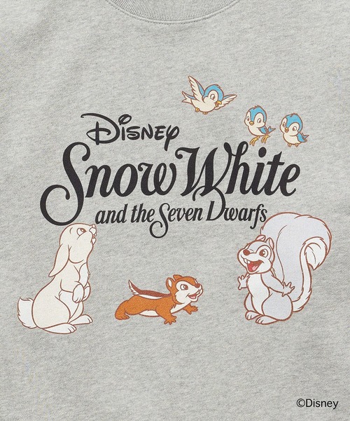 NON TOKYO(ノントーキョー)の「Disney 『Snow White』 NON TOKYO PRINT PULLOVER SWEAT(ANIMALS)(スウェット・レディース・ブラック/グレー/ホワイト・1/2)」の14枚目の写真