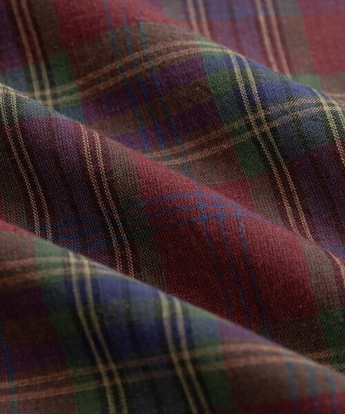 BROOKS BROTHERS(ブルックスブラザーズ)の「コットン マドラスチェック カジュアルシャツ Regular Fit(シャツ/ブラウス・メンズ・ダークグリーン/レッド・LARGE/SMALL/X-LARGE/MEDIUM)」の9枚目の写真