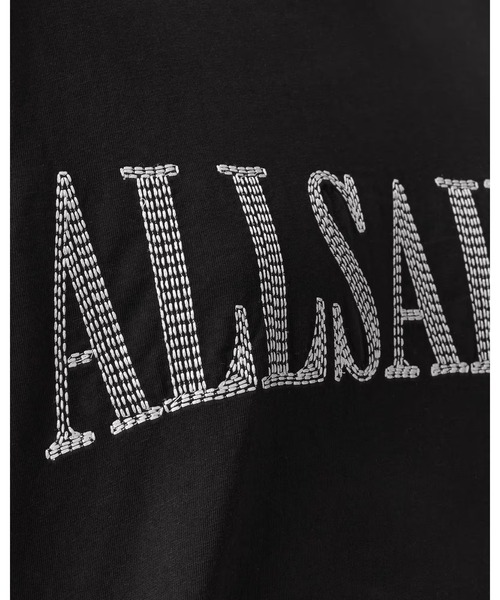 ALLSAINTS(オールセインツ)の「DASH ETTA OVERSIZED EMBROIDERED T-SHIRT | DASH ETTA オーバーサイズ 刺繍 Tシャツ(Tシャツ/カットソー・レディース・ブラック・XS/M/L/S)」の6枚目の写真