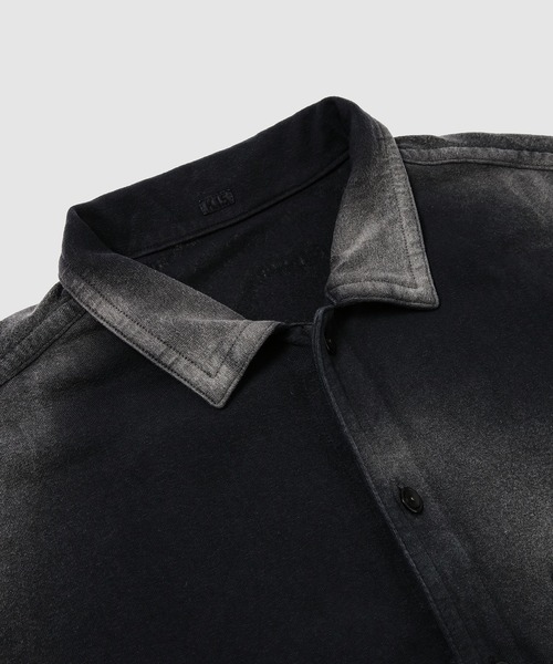 KHOKI（コッキ）の「Faded work shirt（シャツ/ブラウス・メンズ・ブルー/ブラック・3）」の4枚目の写真
