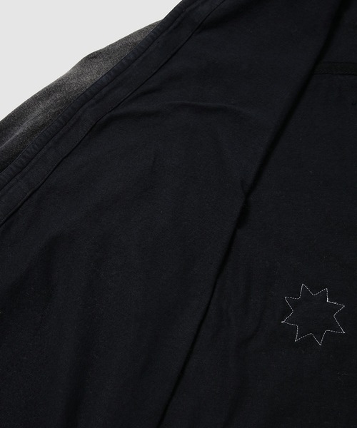 KHOKI（コッキ）の「Faded work shirt（シャツ/ブラウス・メンズ・ブルー/ブラック・3）」の9枚目の写真