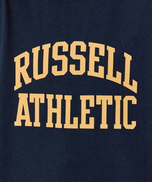 FREAK'S STORE(フリークスストア)の「限定展開 RUSSELL ATHLETIC × FREAK'S STORE/ラッセルアスレチック 別注 フロッキー プリント 半袖 Tシャツ(Tシャツ/カットソー・レディース・オフホワイト/ネイビー/ブラック/レッド/ライトグレー・フリ-)」の20枚目の写真