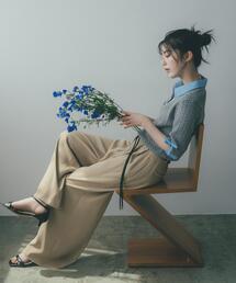 NATURAL BEAUTY BASIC | フェイクレザーベルテッドパンツ(その他パンツ)