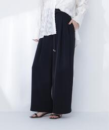 NATURAL BEAUTY BASIC | フェイクレザーベルテッドパンツ(その他パンツ)