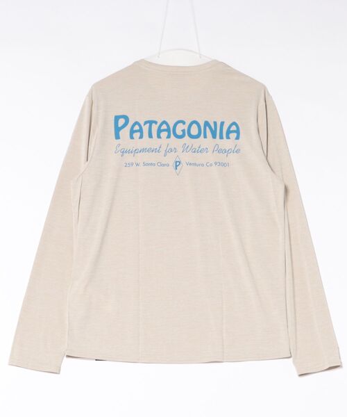 patagonia(パタゴニア)の「【Patagonia】パタゴニア M's L/S Cap Cool Daily Graphic Shirt グラフィック ロングスリーブ(Tシャツ/カットソー・メンズ・サンドベージュ/グレー・S/M/L/XL)」の11枚目の写真