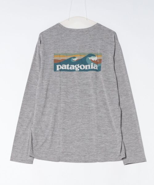 patagonia(パタゴニア)の「【Patagonia】パタゴニア M's L/S Cap Cool Daily Graphic Shirt グラフィック ロングスリーブ(Tシャツ/カットソー・メンズ・サンドベージュ/グレー・S/M/L/XL)」の12枚目の写真
