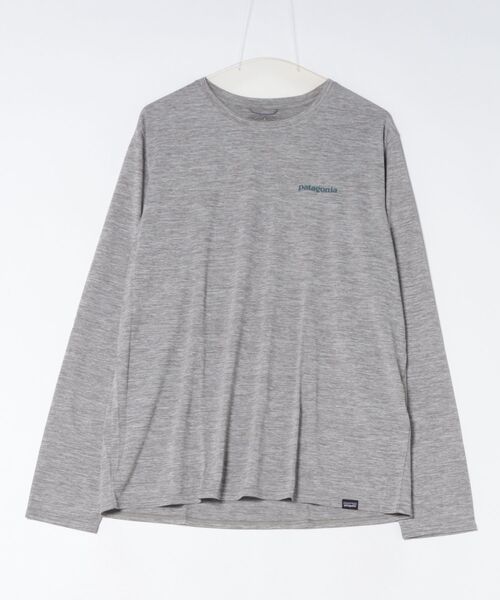 patagonia(パタゴニア)の「【Patagonia】パタゴニア M's L/S Cap Cool Daily Graphic Shirt グラフィック ロングスリーブ(Tシャツ/カットソー・メンズ・サンドベージュ/グレー・S/M/L/XL)」の13枚目の写真