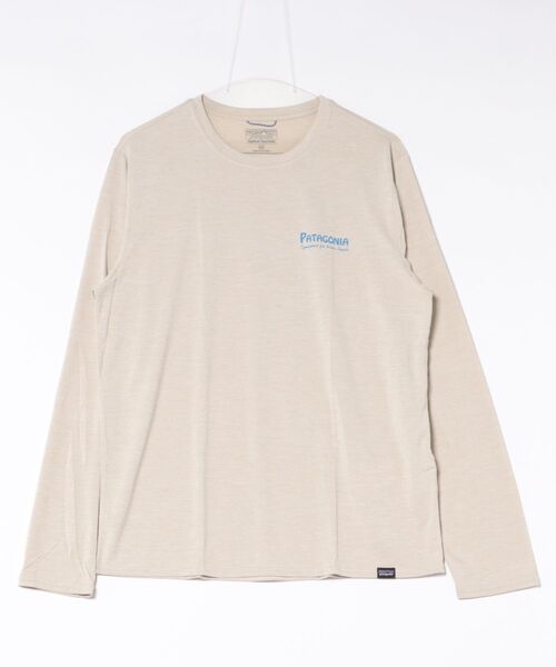 patagonia(パタゴニア)の「【Patagonia】パタゴニア M's L/S Cap Cool Daily Graphic Shirt グラフィック ロングスリーブ(Tシャツ/カットソー・メンズ・サンドベージュ/グレー・S/M/L/XL)」の14枚目の写真