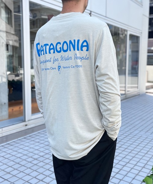 patagonia(パタゴニア)の「【Patagonia】パタゴニア M's L/S Cap Cool Daily Graphic Shirt グラフィック ロングスリーブ(Tシャツ/カットソー・メンズ・サンドベージュ/グレー・S/M/L/XL)」の10枚目の写真