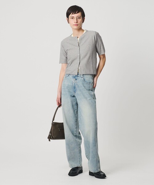 BEAUTY&YOUTH UNITED ARROWS（ビューティーアンドユースユナイテッドアローズ）の「【WEB限定】ラメ ショートスリーブカーディガン（カーディガン/ボレロ・レディース・ライトブルー/ナチュラル/グレー・FREE）」の16枚目の写真