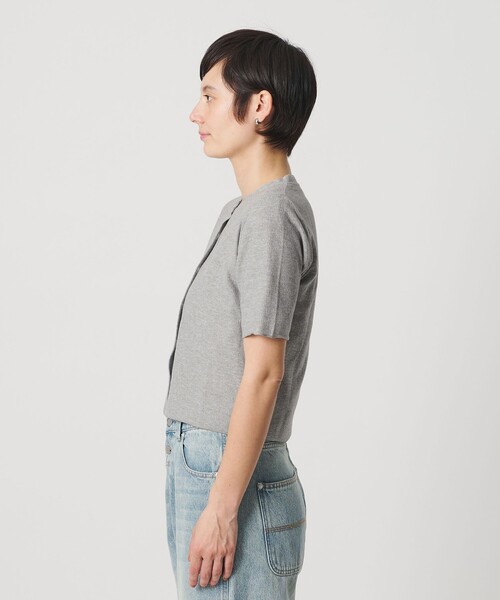 BEAUTY&YOUTH UNITED ARROWS（ビューティーアンドユースユナイテッドアローズ）の「【WEB限定】ラメ ショートスリーブカーディガン（カーディガン/ボレロ・レディース・ライトブルー/ナチュラル/グレー・FREE）」の18枚目の写真
