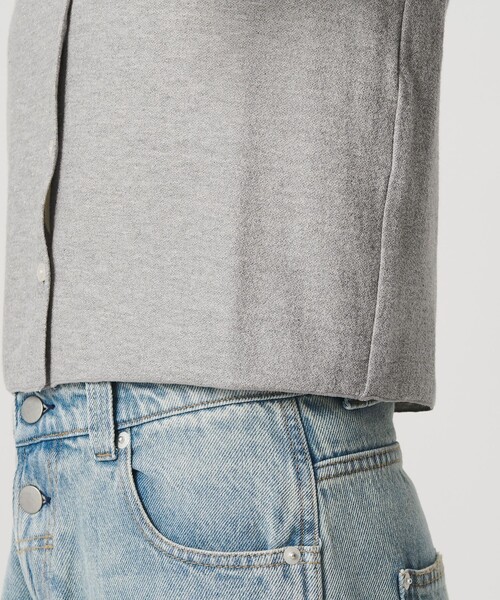 BEAUTY&YOUTH UNITED ARROWS（ビューティーアンドユースユナイテッドアローズ）の「【WEB限定】ラメ ショートスリーブカーディガン（カーディガン/ボレロ・レディース・ライトブルー/ナチュラル/グレー・FREE）」の22枚目の写真