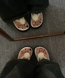 AsRiRe | 26ss ドット柄サンダル(サンダル)